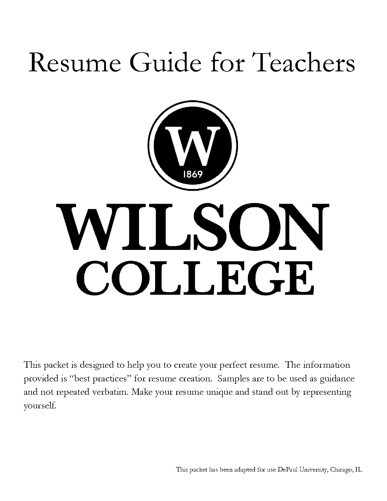 what should a college resume look like