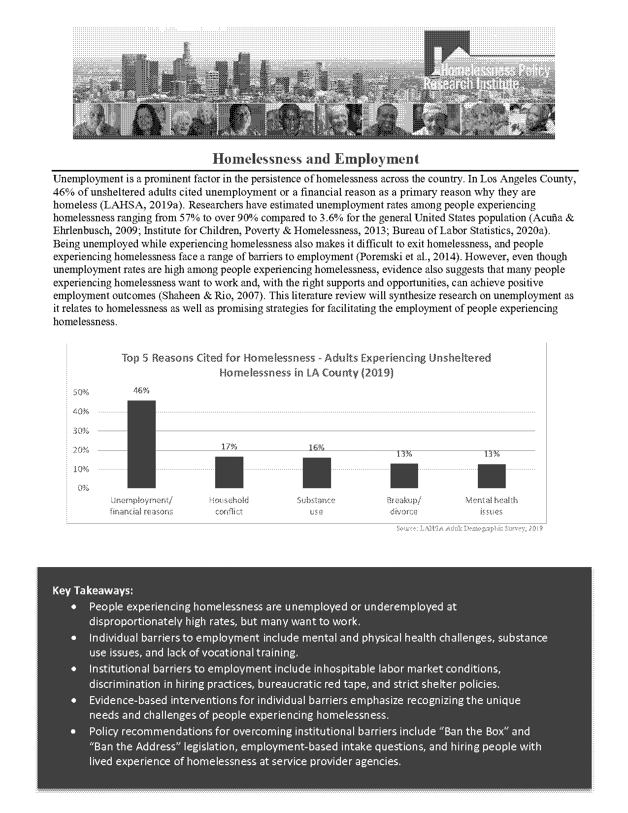 homelessness policy research institute at the university of southern california