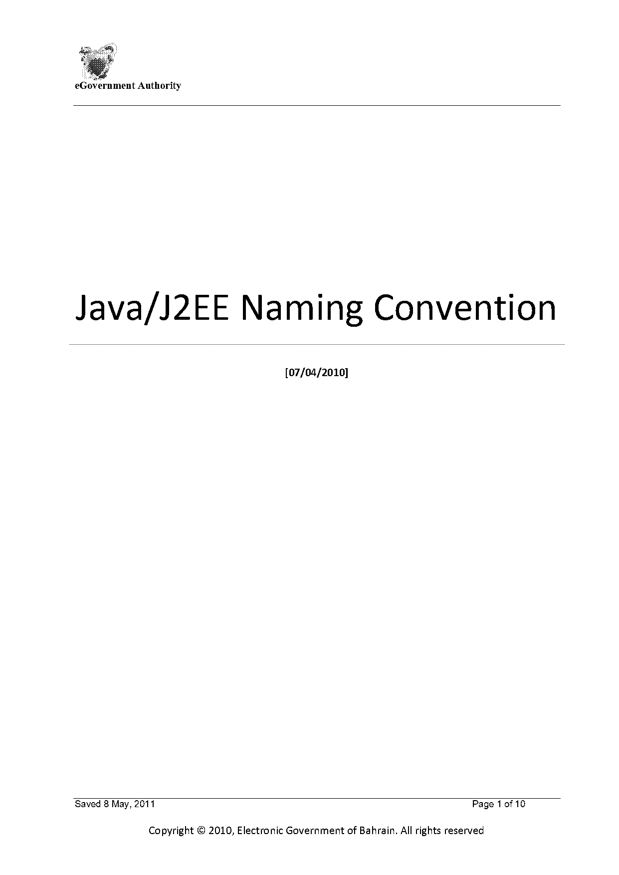 code convention java example