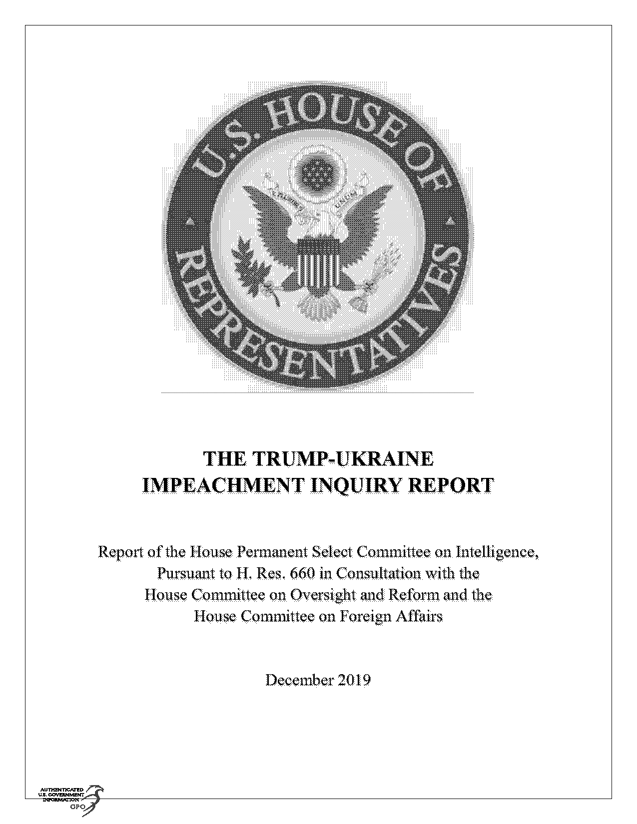 impeachment inquiry schedule testimony today