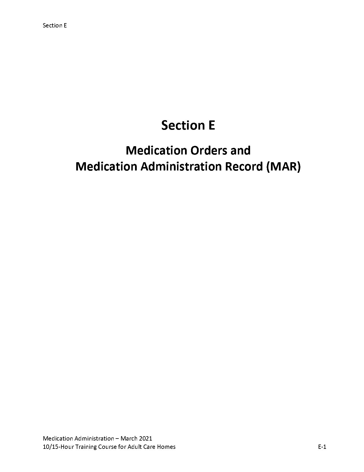 example of blank medication administration record