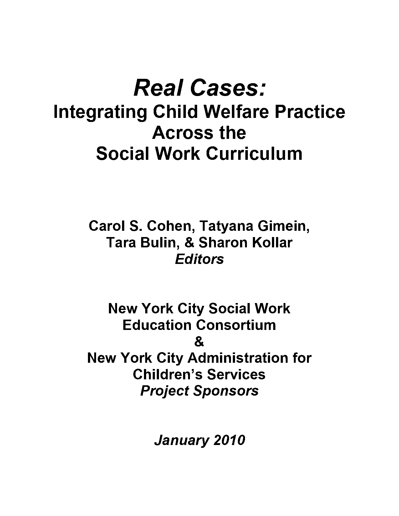 social work case study examples and answers