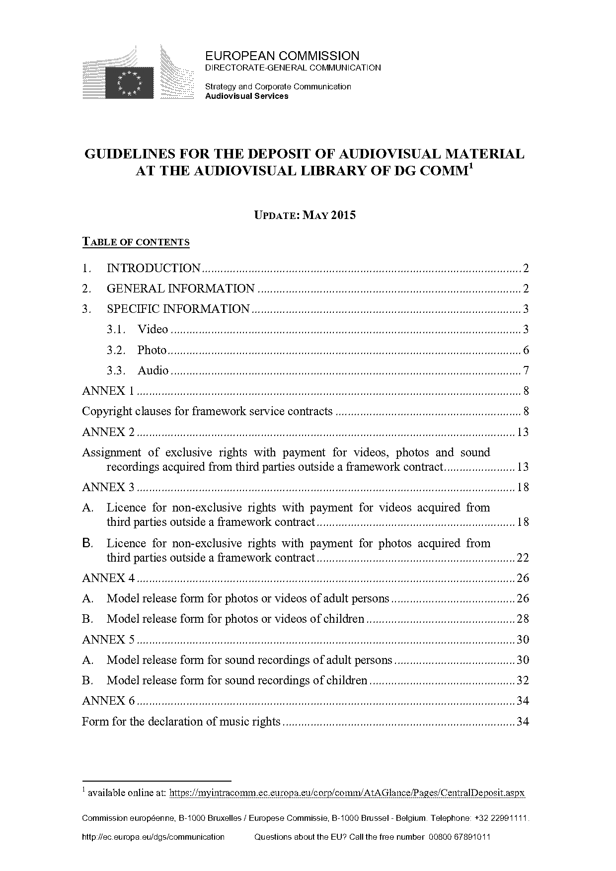 article copyright release form eu