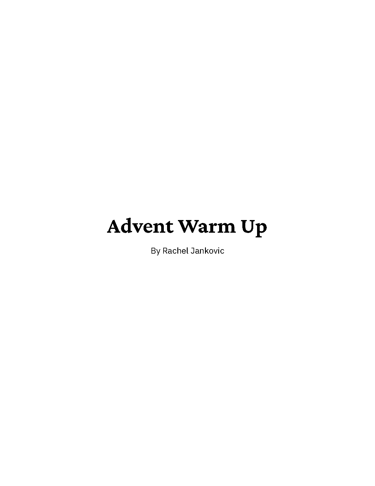 free family advent guide