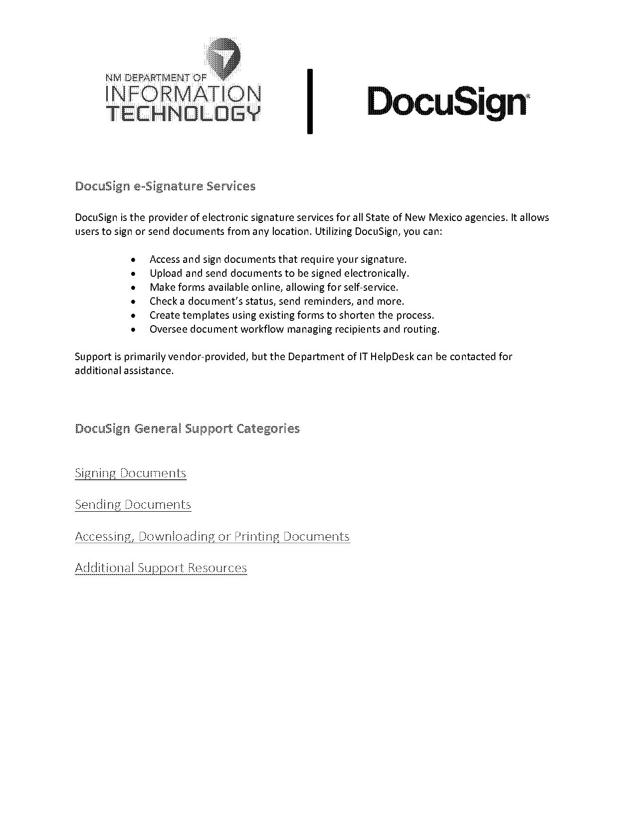 how do i send signed docusign document