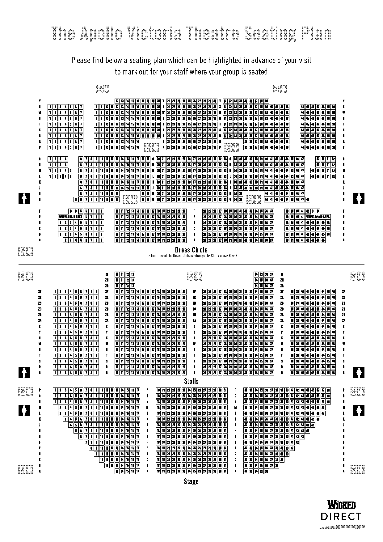 apollo theater seating plan