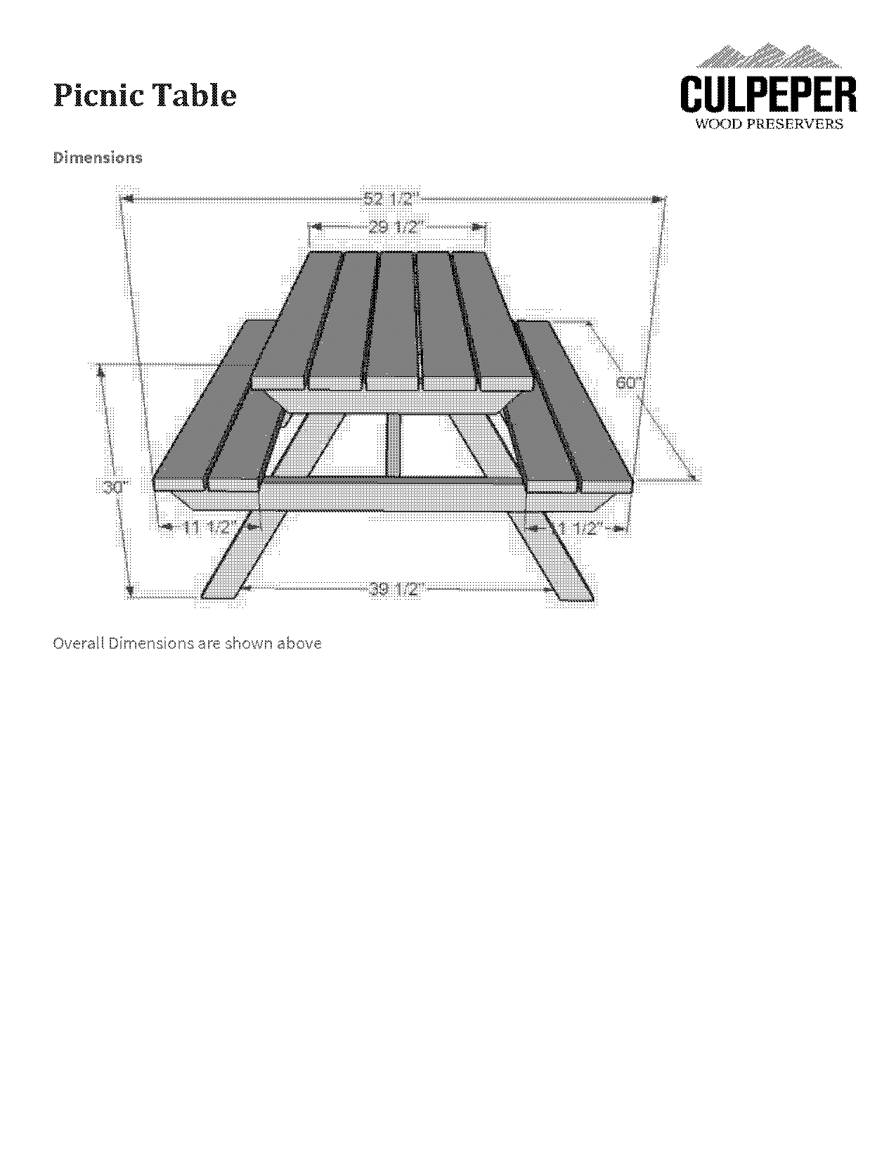 bolts to use on picnic table