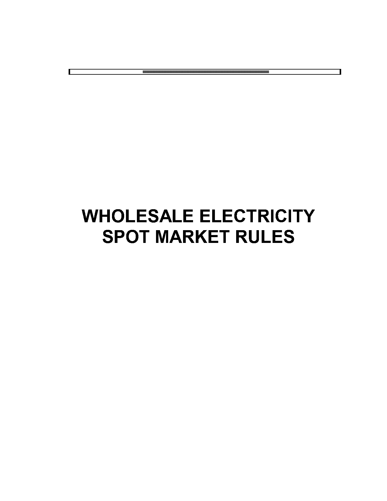 electric utility terms and definitions spot market