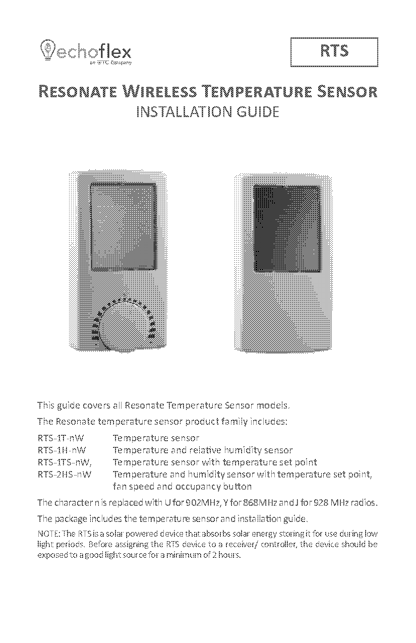 wireless temperature transmitter and receiver