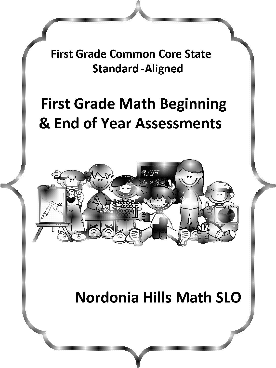 first grade math sample test