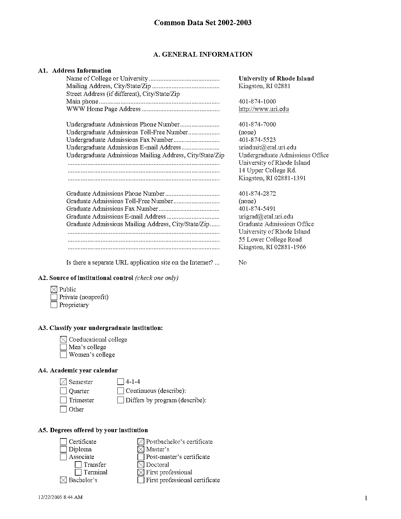 risd university sat act scores