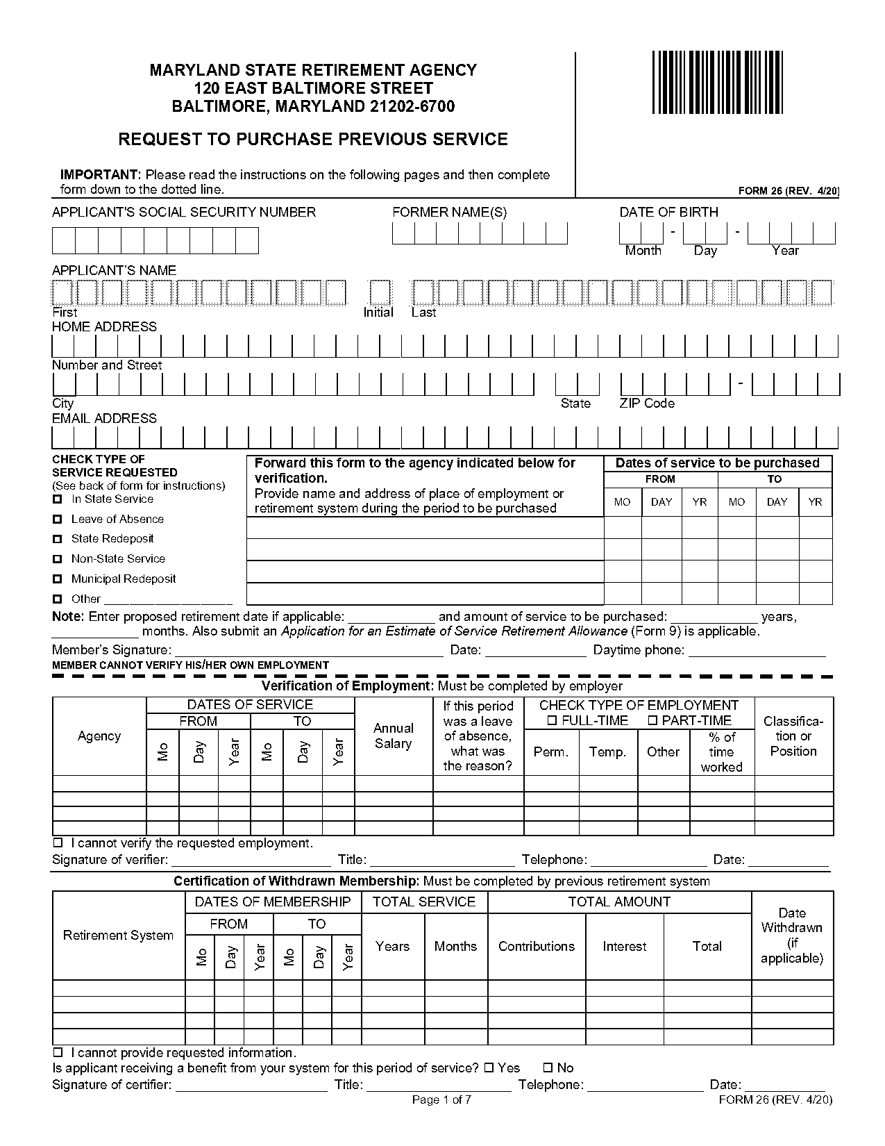 request for municipal services template