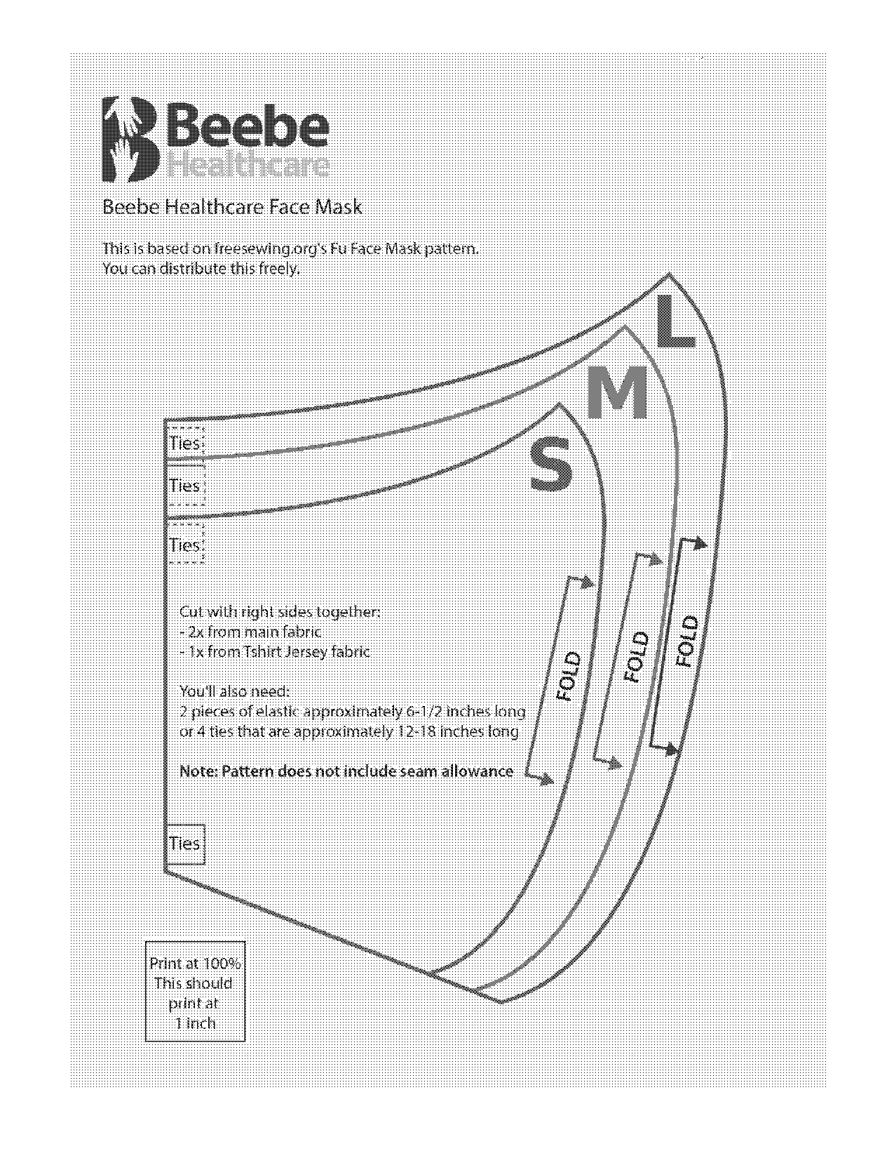 how to make a template for face mask