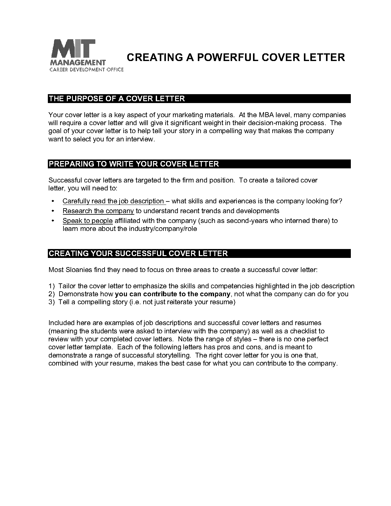 creative associates international program specialist cover letter example