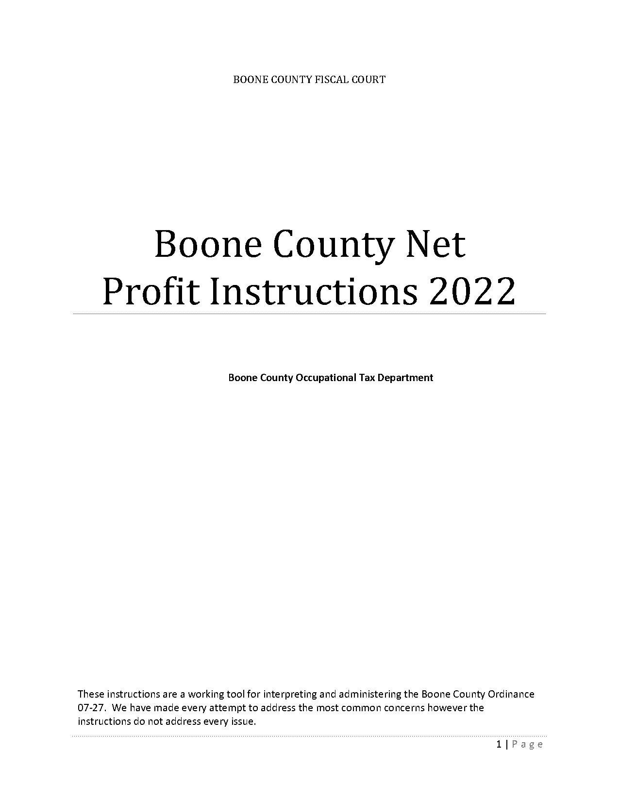 boone county ky tax return instructions