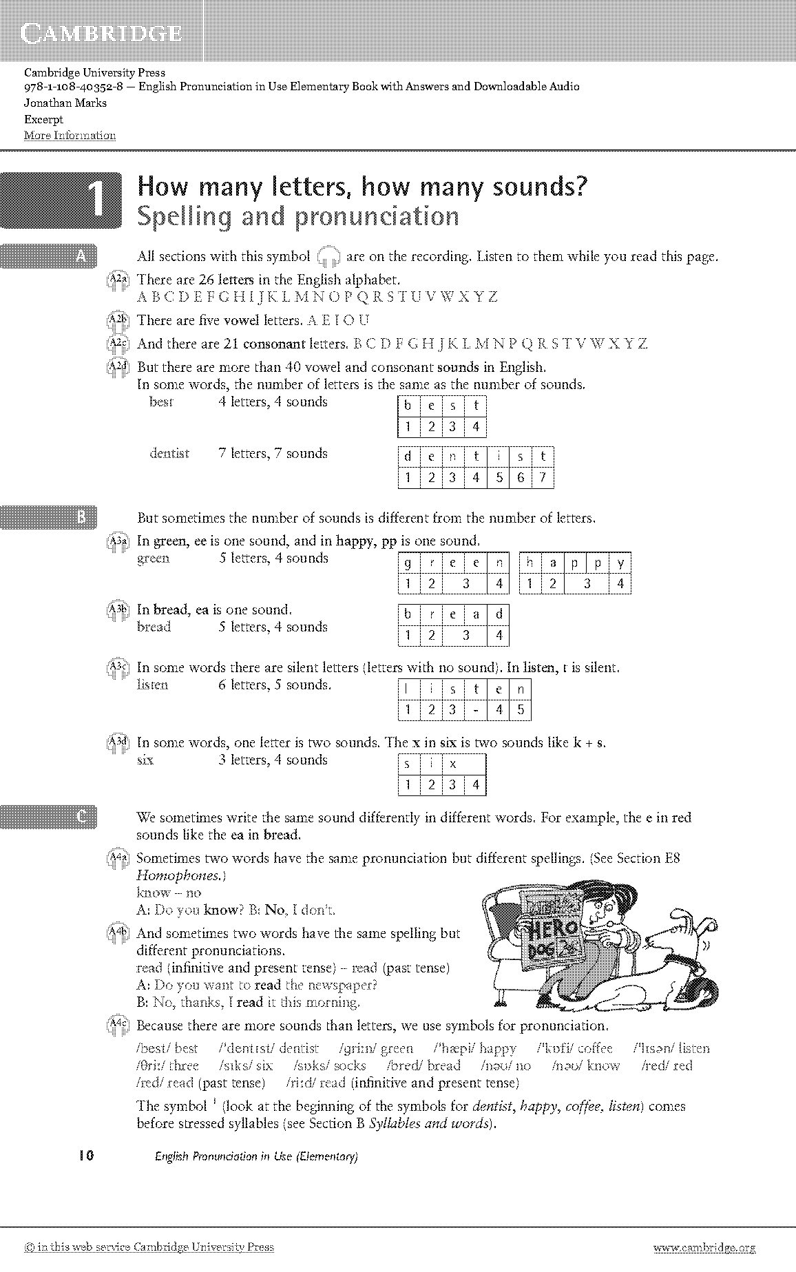 elementary school students use pronunctiation guide in a text