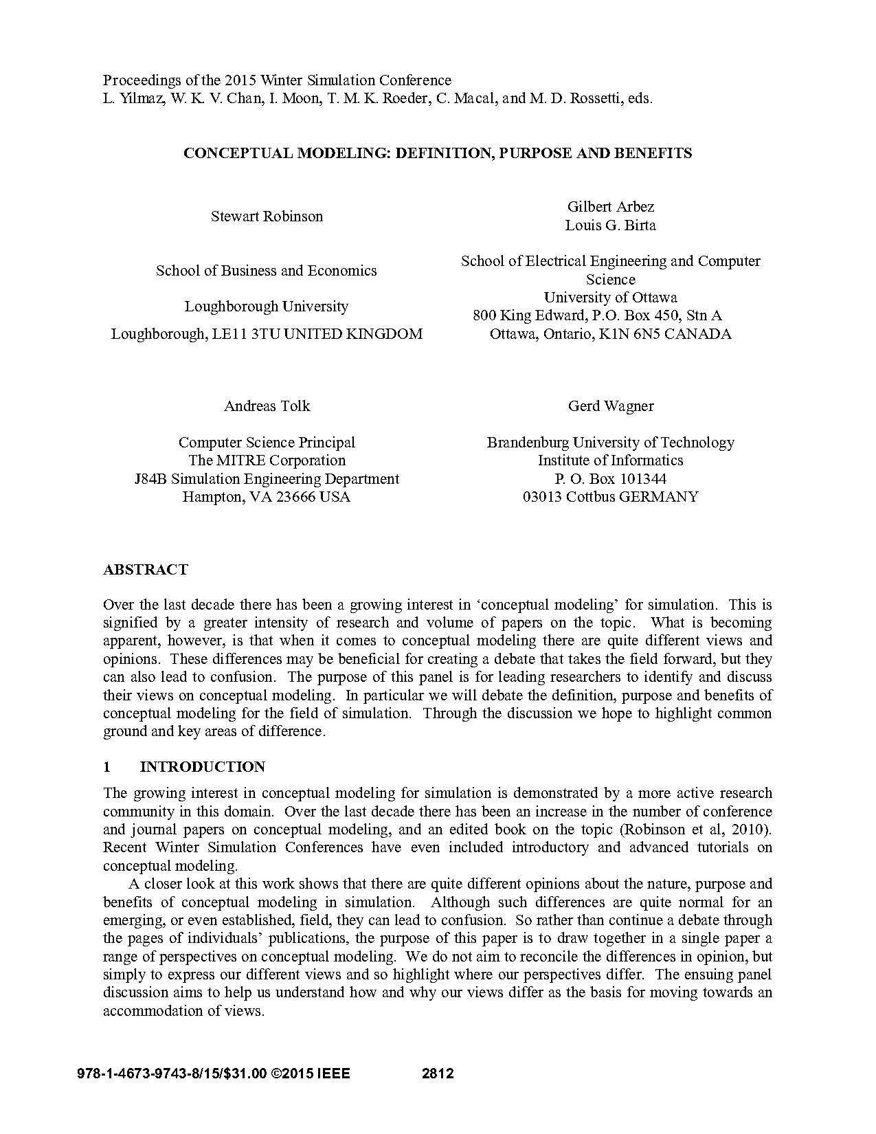 conceptual model definition example