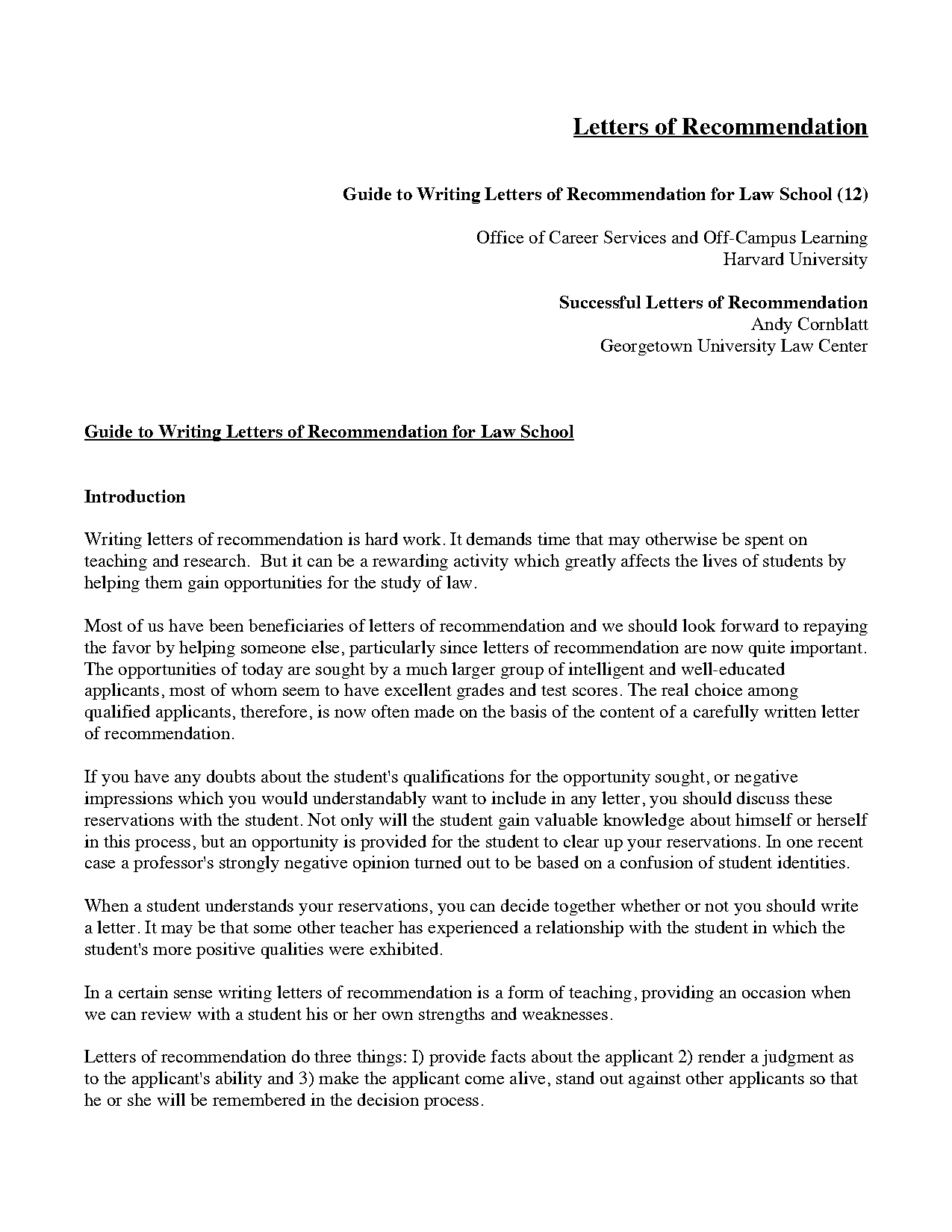 letter of recommendation for law school sample from employer