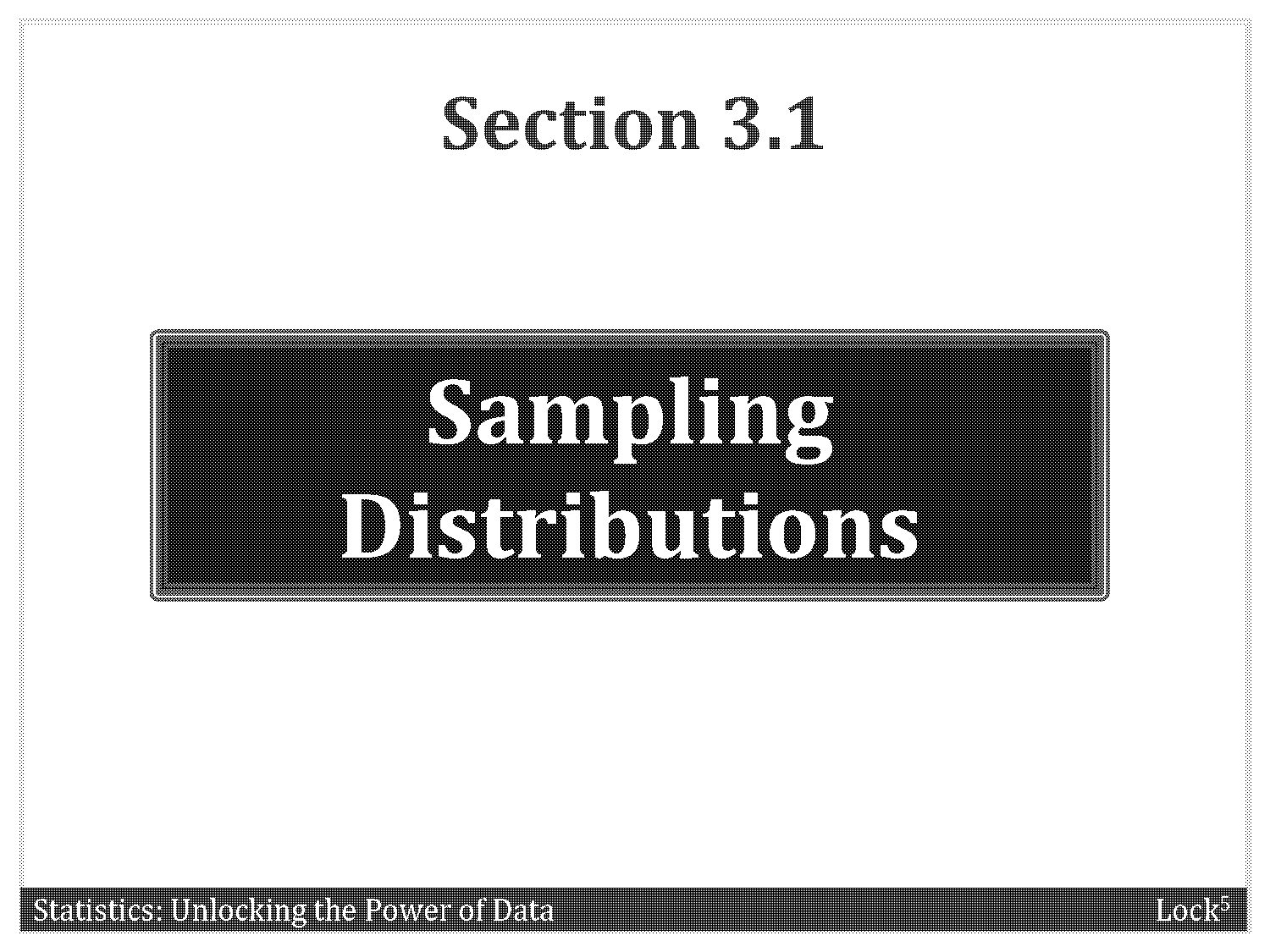 the mean of a distribution of sample means is