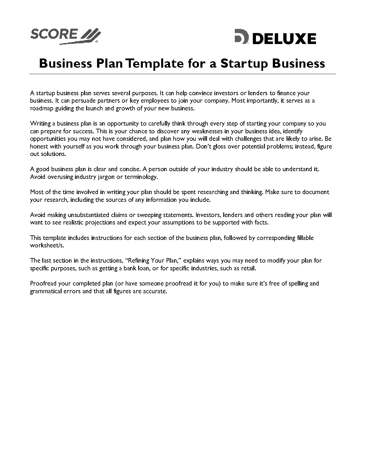 business growth plan template word