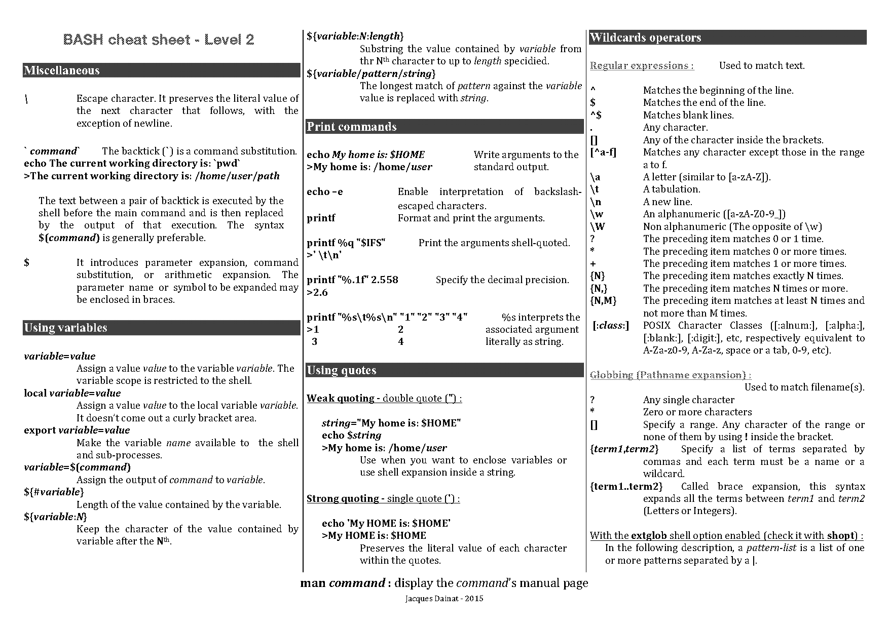 how to assign a string to a variable in linux