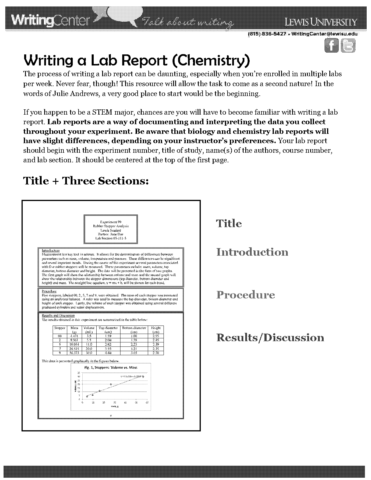 how to properly write a lab report