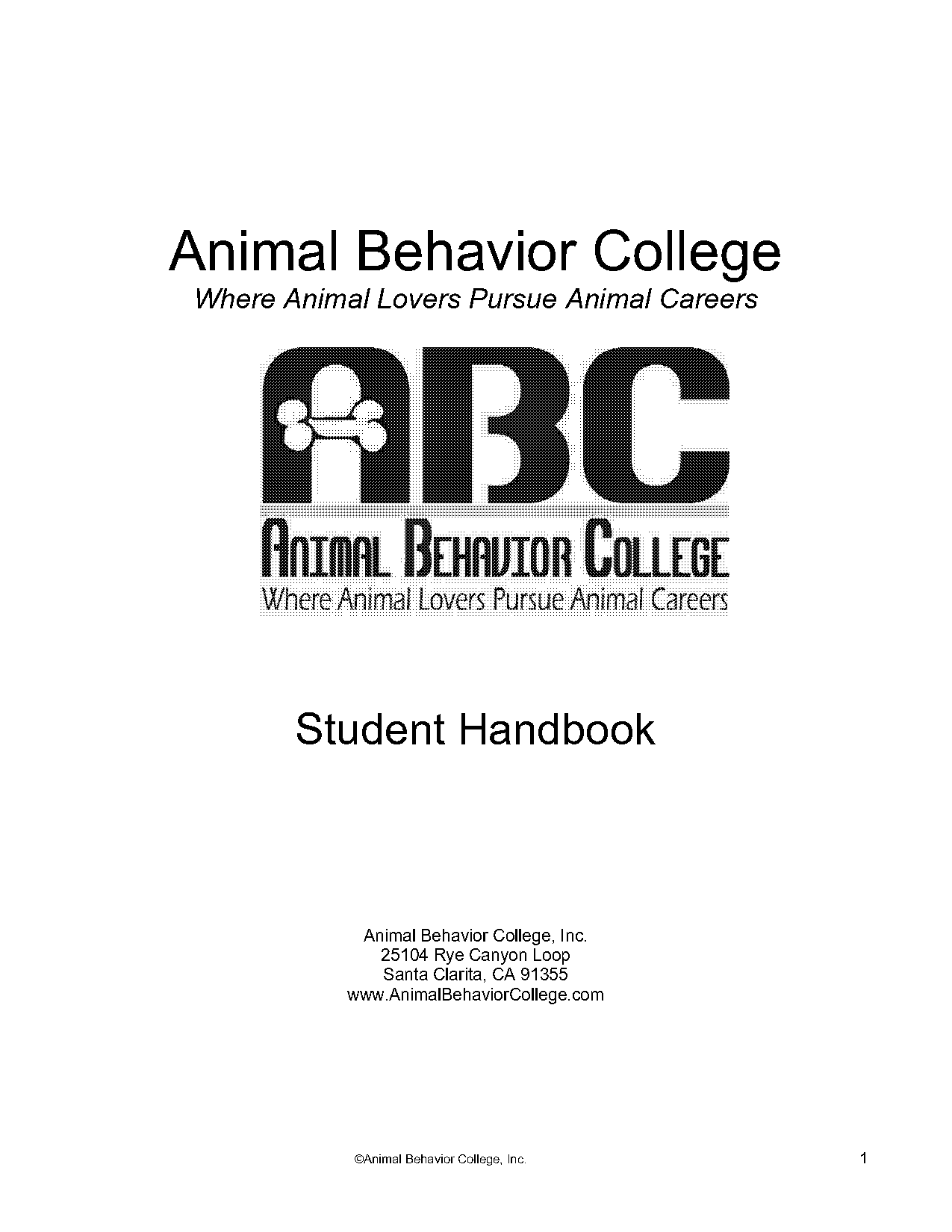 animal behavior certificate online