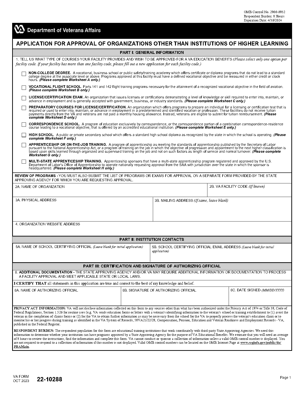 va secondary claim form