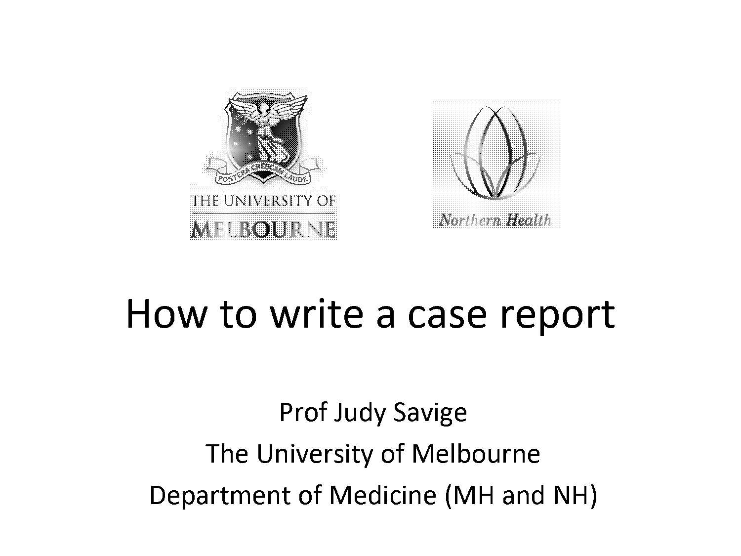 how to write a case report for a medical journal