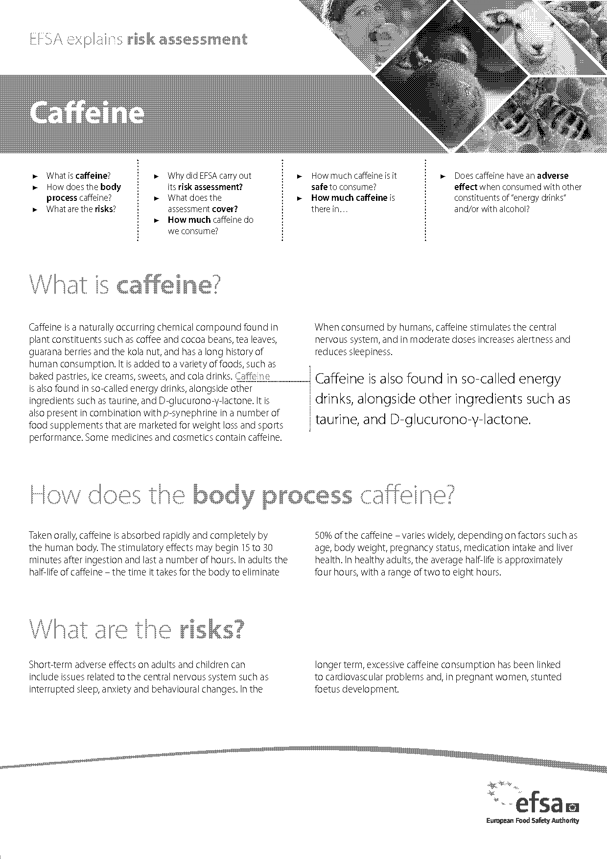 recommended caffeine intake by weight