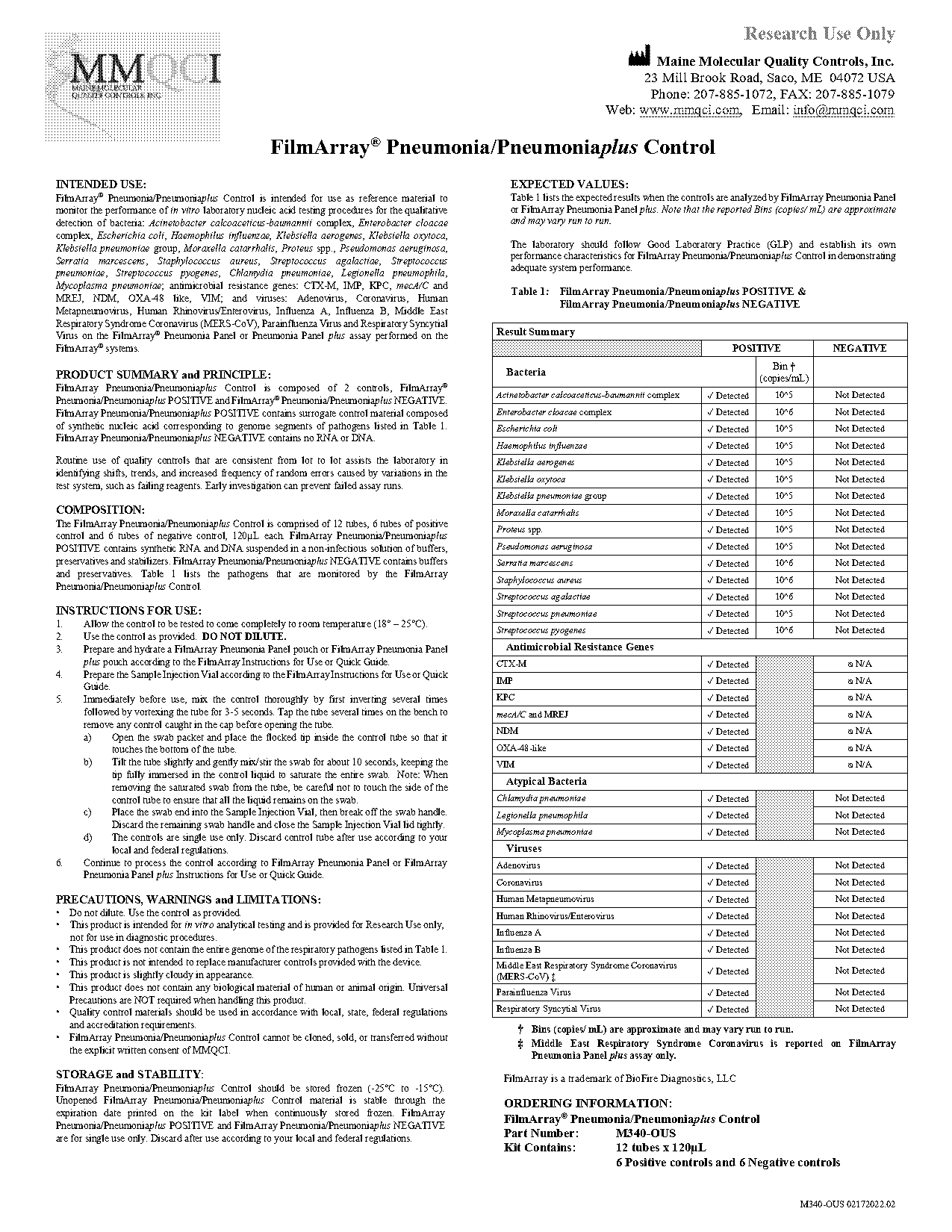 filmarray respiratory panel quick guide