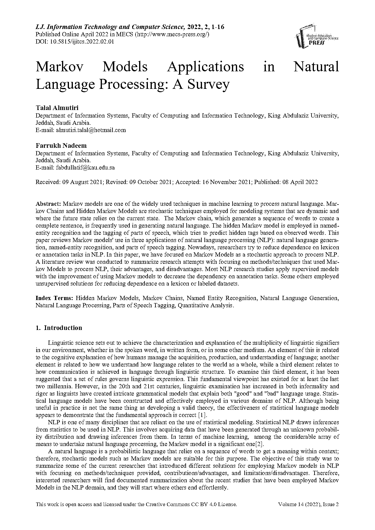 applications for natural language processing